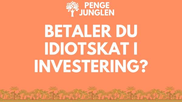 Betaler Du Idiotskat I Investering?